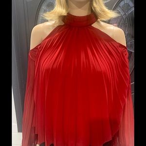 Express beautiful top off shoulder with big sleeves. Like new, used once.